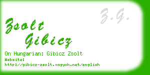 zsolt gibicz business card